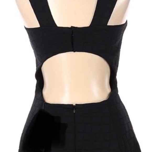 Yigal Azrouel Black Python Print Stretch Cut Out Dress Sz 0 - Picture 7 of 10